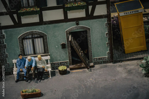 Photography miniature dream town