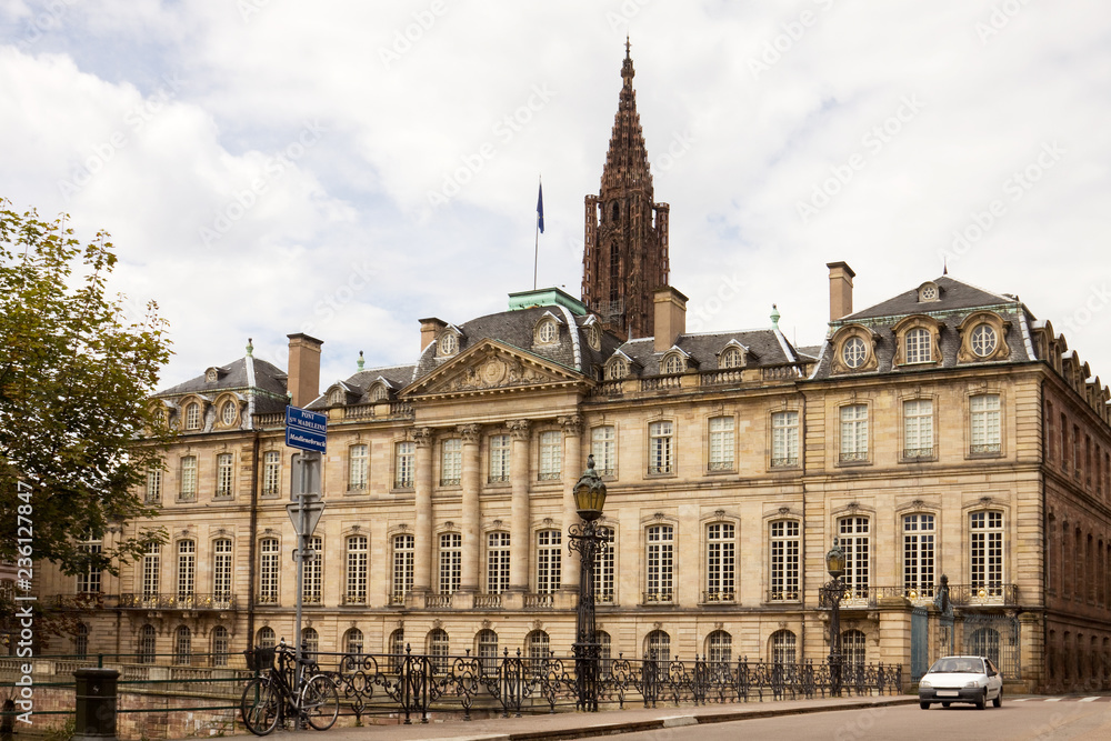 The Rohan Palace in Strasbourg, France