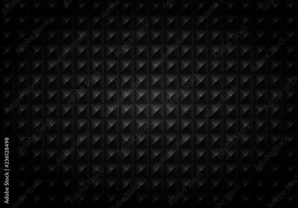 Abstract of gradient black square geometric pattern background. Abstract of gradient black square geometric pattern background.
