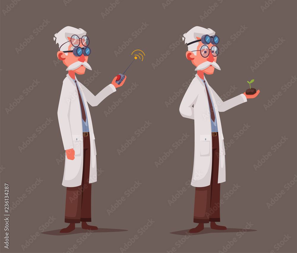 Scientist is conducting a scientific experiment Scientist is conducting a scientific experiment