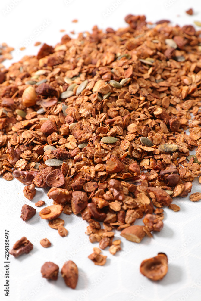 grilled granola with nuts grilled granola with nuts