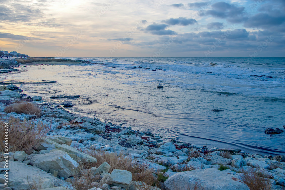 Obraz premium Рассвет на Каспии