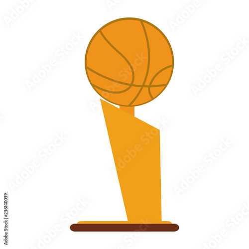 Basketball trophy cup