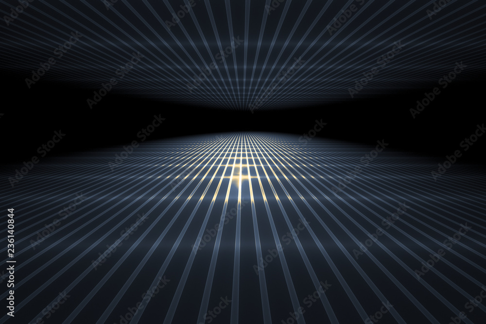 illustration of information lines in perspective illustration of information lines in perspective
