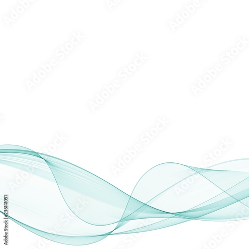 Wave blue smoke background. Vector illustration. eps 10