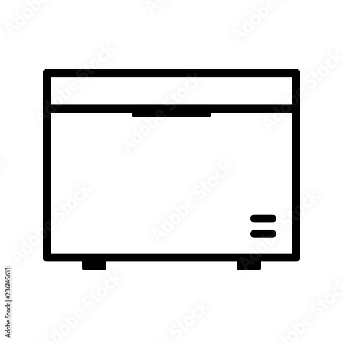 Deep Freezer Vector Icon