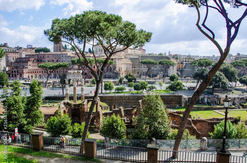 Obraz premium Rome old city ruins
