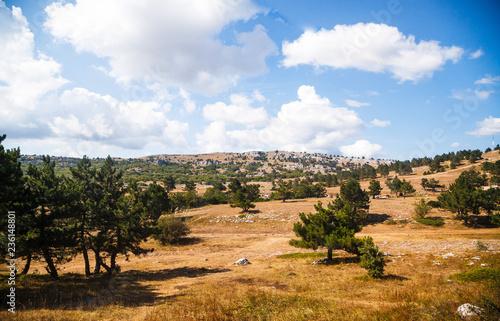 Crimean mountains, Yalta Yayla, the main ridge of the Crimean mountains