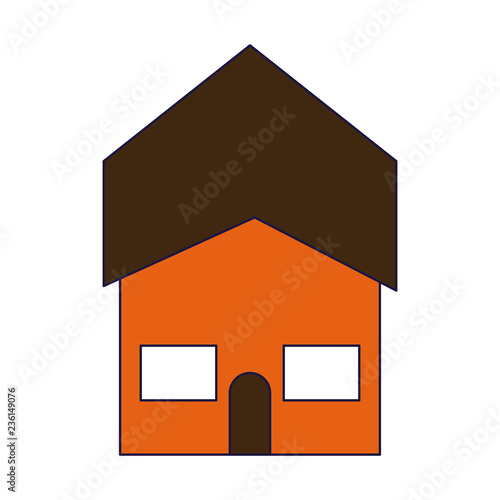 Residence building isolated