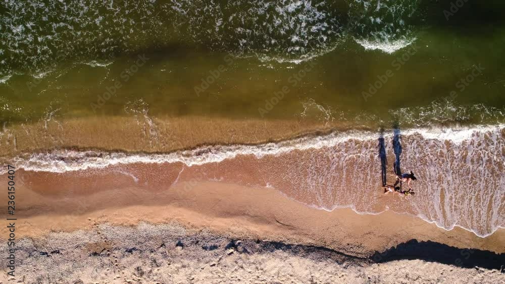 Walk along the seashore