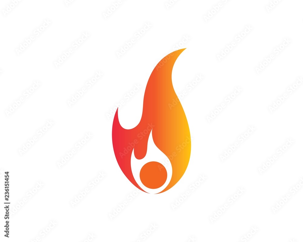 Fire flame Logo Template vector icon Oil, gas and energy Fire flame Logo Template vector icon Oil, gas and energy