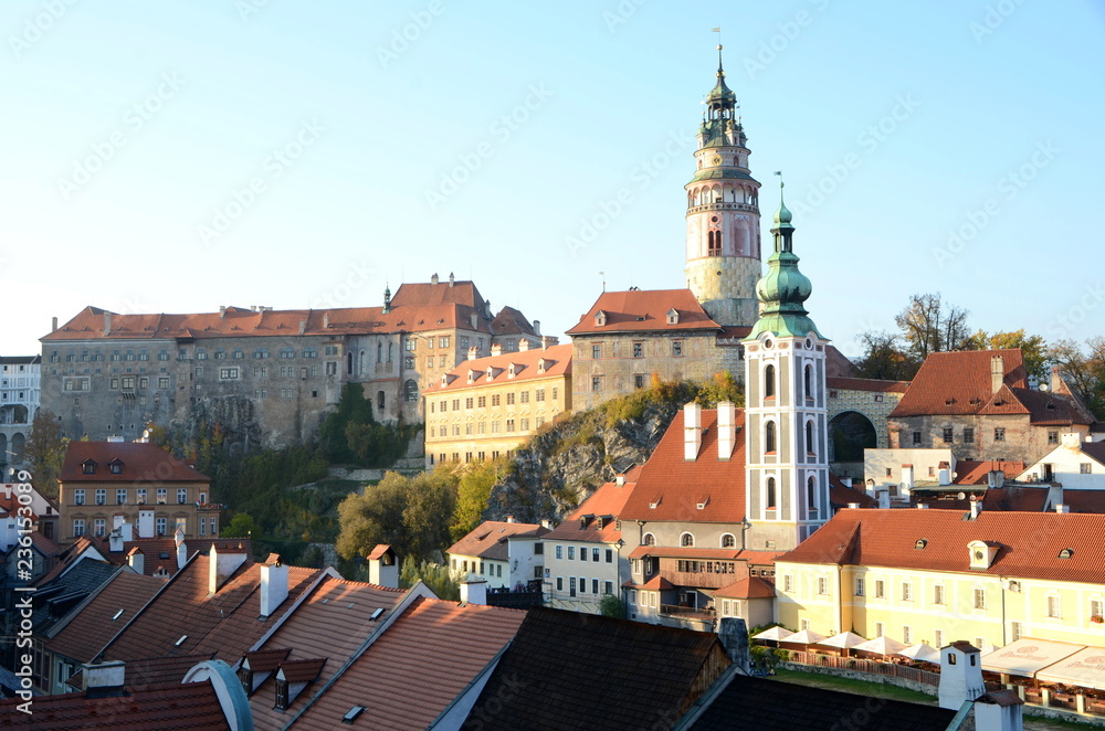 Obraz premium Castle in Cesky Krumlov, Czech Republic