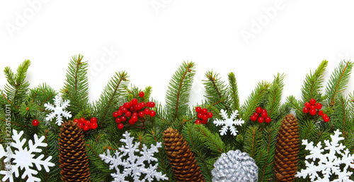  fir tree and decoration