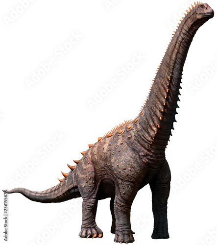 Alamosaurus 3D illustration © warpaintcobra