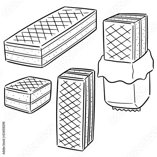 vector set of wafers