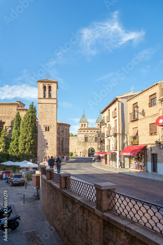 TOLEDO, SPAIN - OCTOBER 6, 2018: street in the old town of Toled