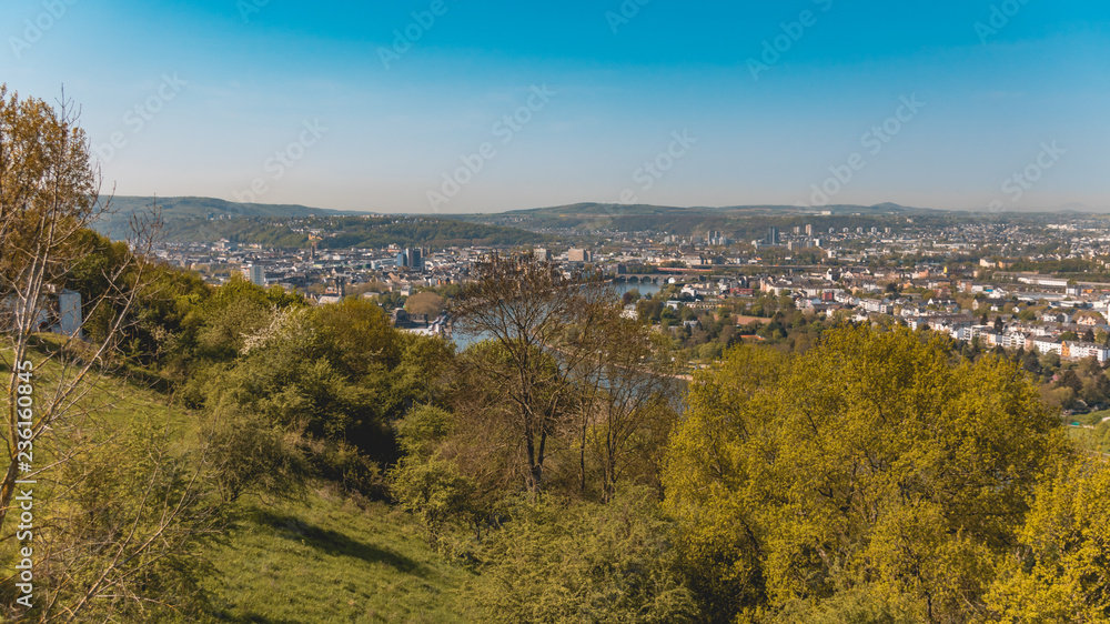 Beautiful view near Koblenz-Rhine-Germany