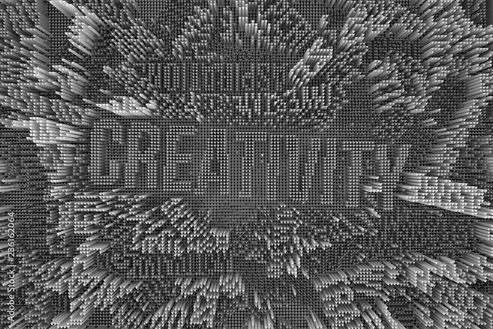 Gray or black and white b&w 3D rendering. Background abstract shape composition, geometric structure block for design, graphic resource. Gray or black and white b&w 3D rendering. Background abstract shape composition, geometric structure block for design, graphic resource.