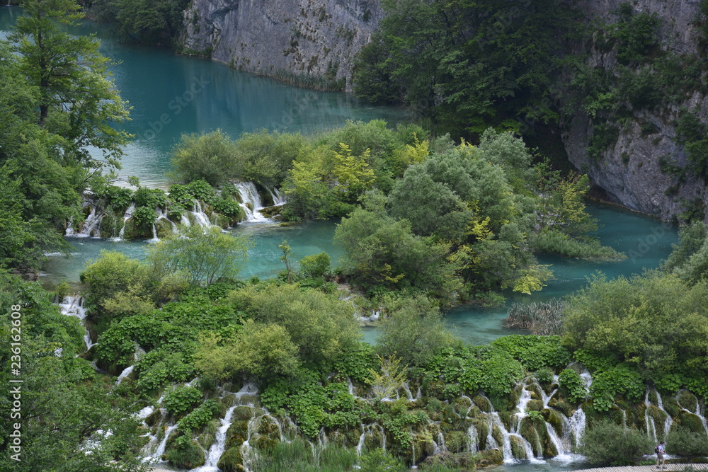 Fototapeta premium plitvice see kroatien