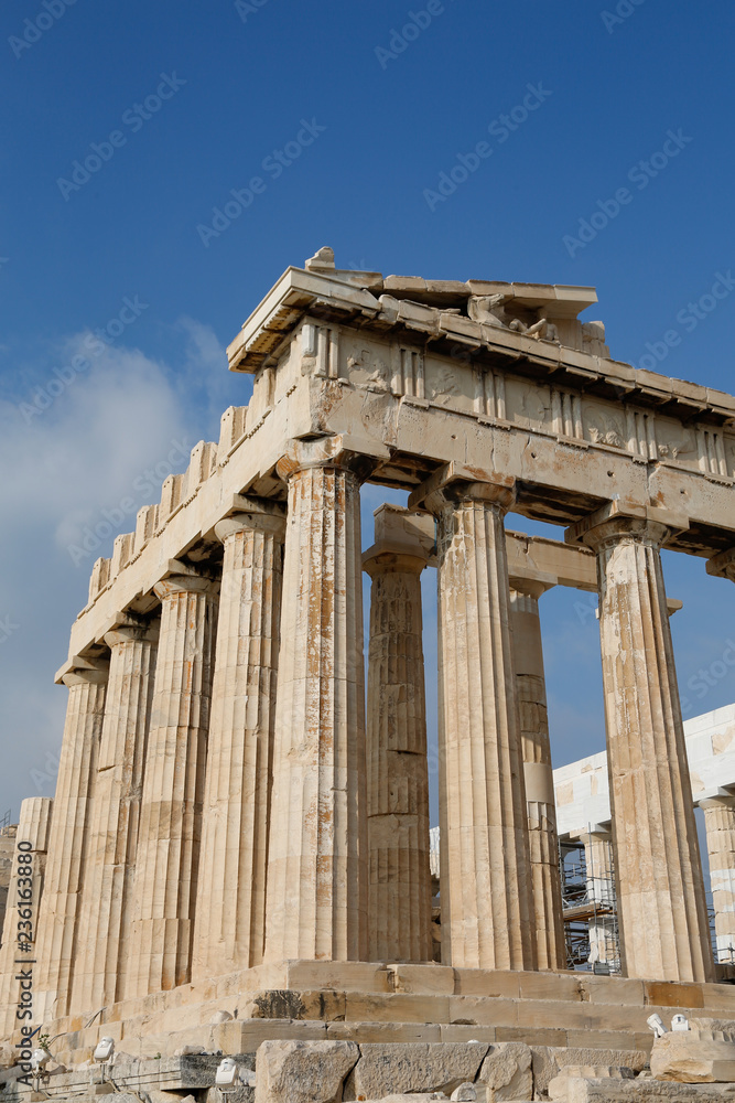 The ancient Acropolis structure in Athens, Greece The ancient Acropolis structure in Athens, Greece
