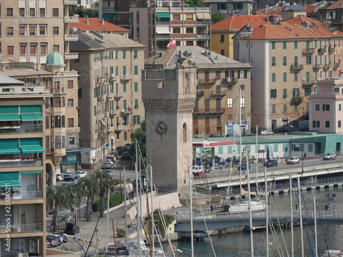 Savona - panorama sulla Torre Pancaldo dalla fortezza del Priamar photo