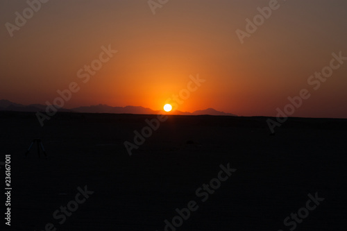 sunset in Egypt