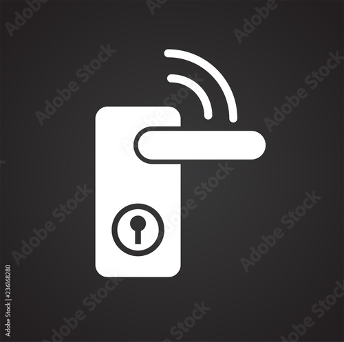 Smart lock icon on white background for graphic and web design, Modern simple vector sign. Internet concept. Trendy symbol for website design web button or mobile app
