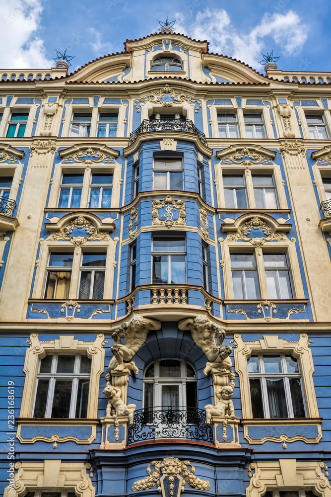 Prag, Saniertes Wohnhaus