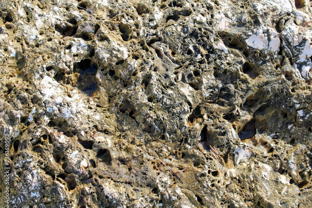Obraz premium Mountain stone corroded by winds