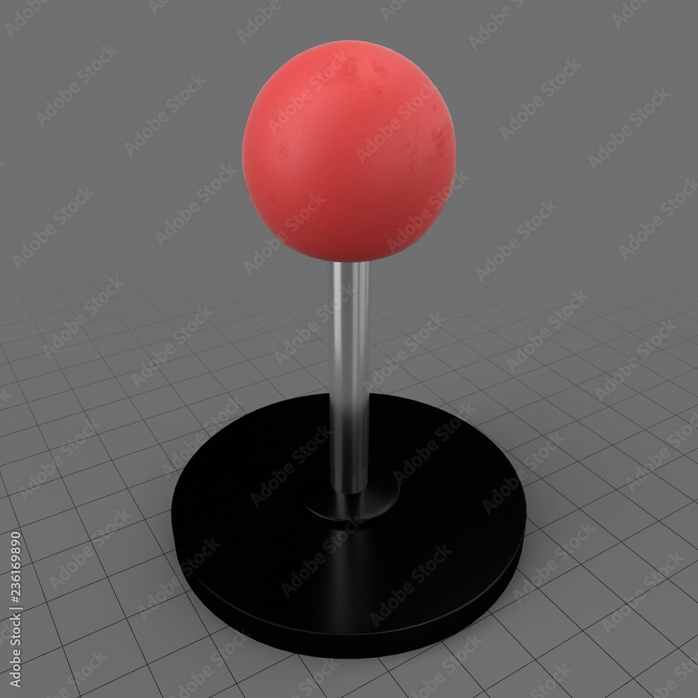 Joystick lever Stock 3D asset Adobe Stock
