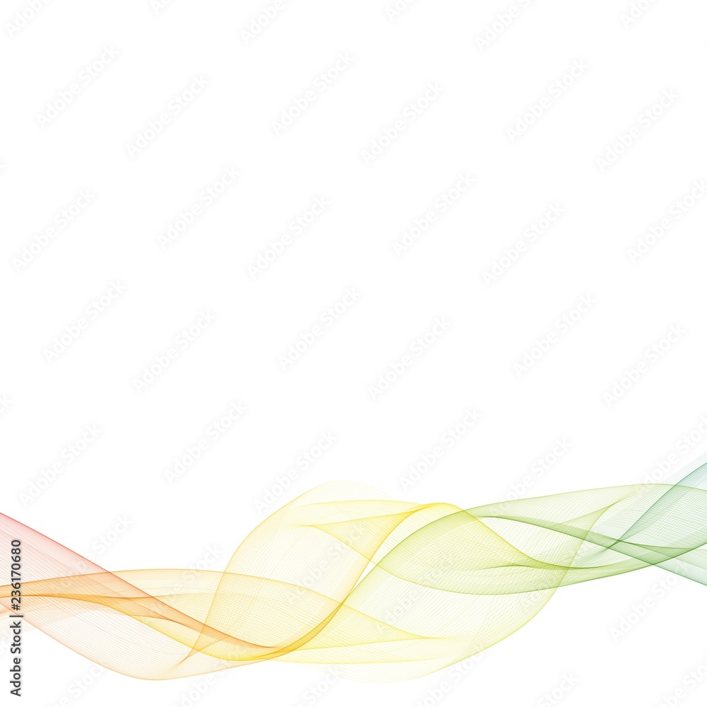 Abstract vector horizontal smoky rainbow wave. eps 10 Abstract vector horizontal smoky rainbow wave. eps 10