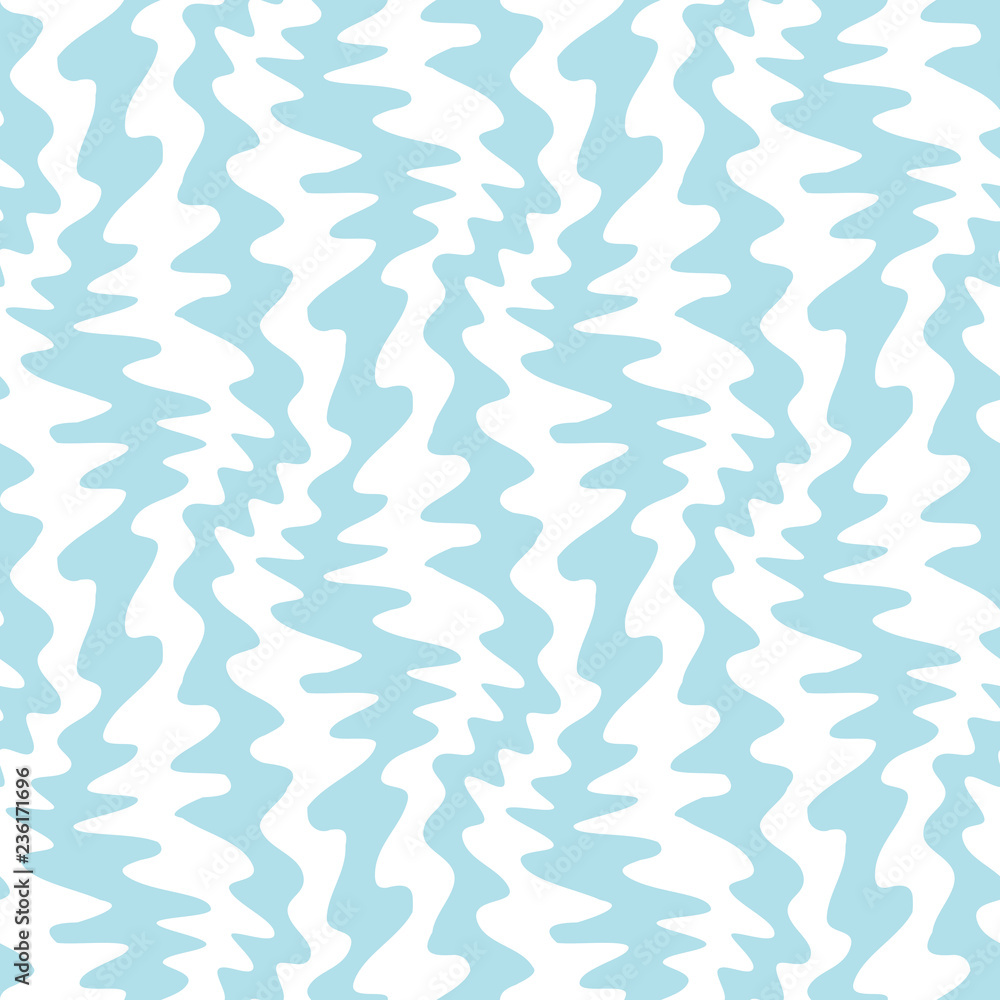 abstract wavy stripes seamless pattern