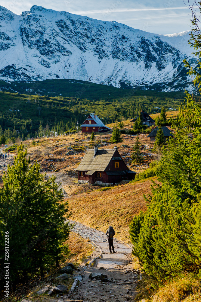 Fototapeta premium Hala Gąsienicowa - Jesień 2018