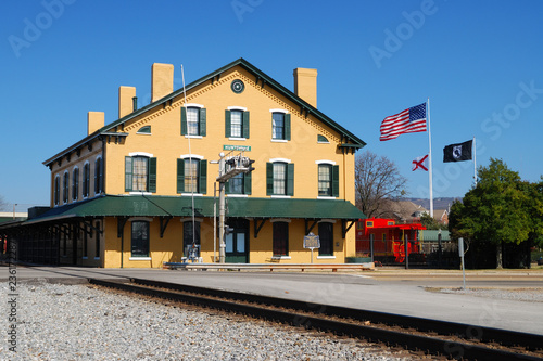 Photography Old Train Depot