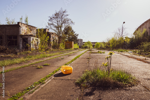 Slika na platnu Abandoned airfield in Berlin, Germany
