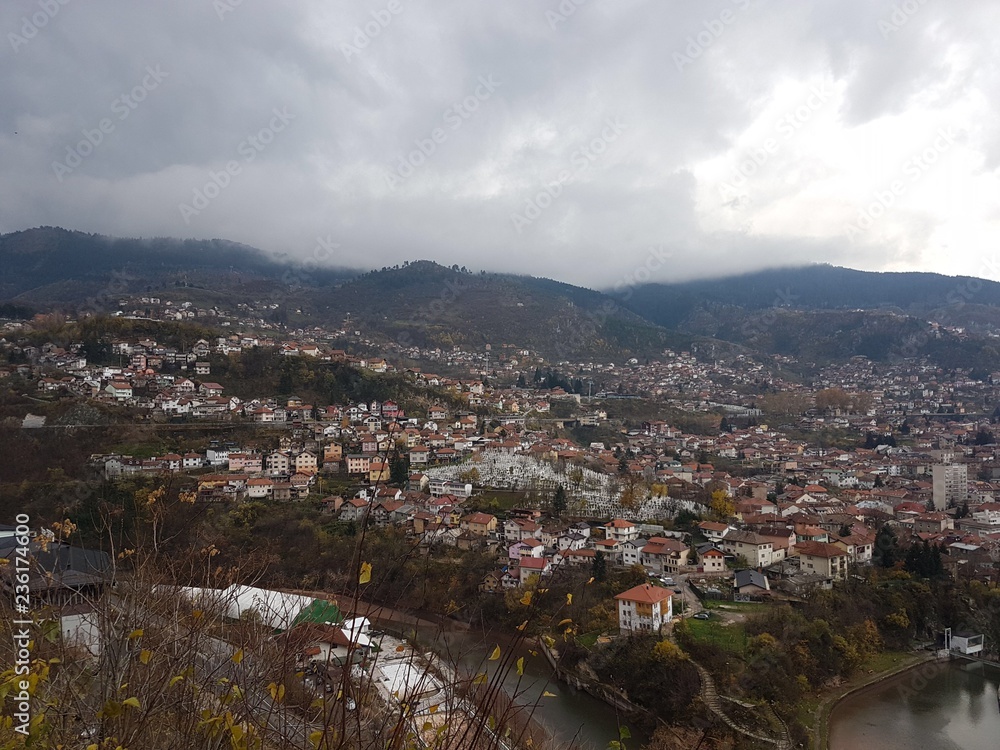 Sarajevo city view