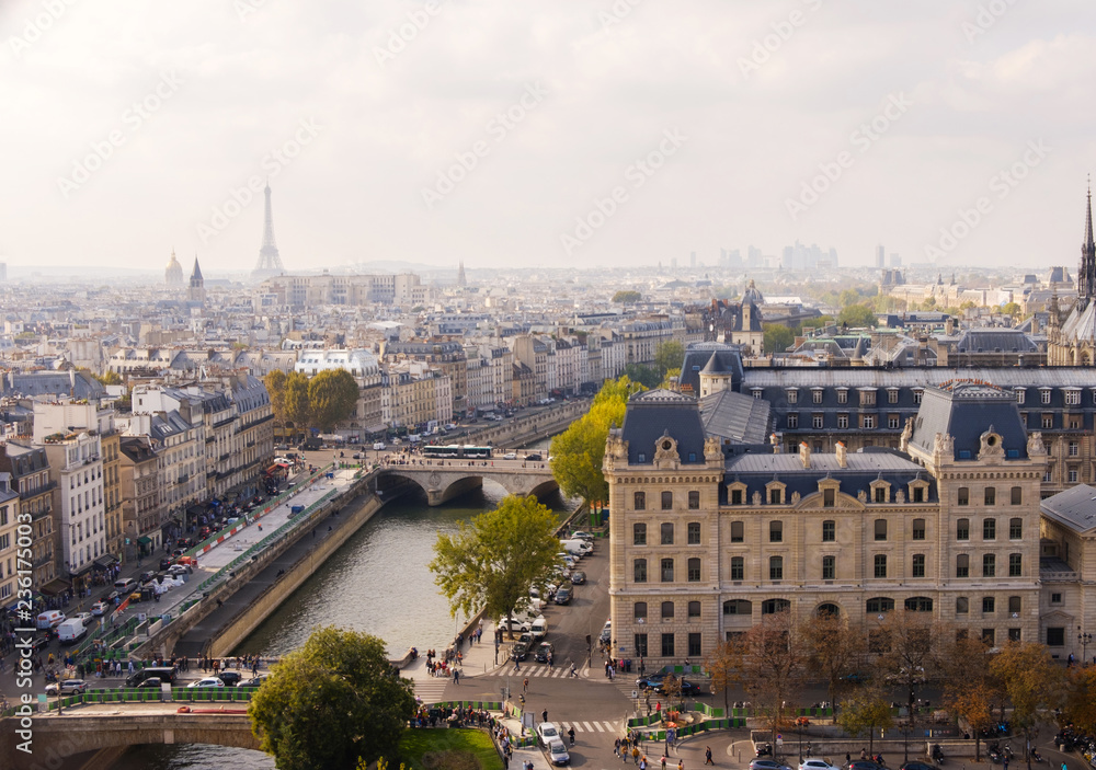 the view of Paris