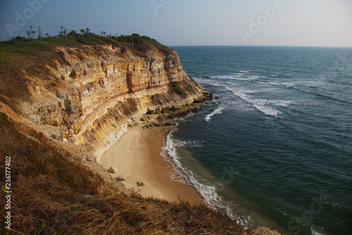 View of the Ambriz coastline, Bengo, Angola