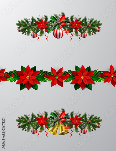 Christmas tree branch decorations