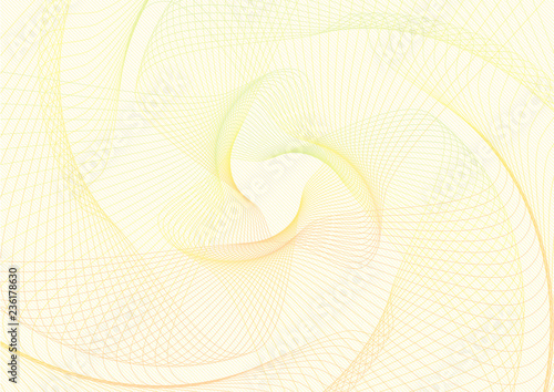 Abstract guilloche pattern (vector complicated line texture). Blank background useful for certificate, diploma, official document, formal paper