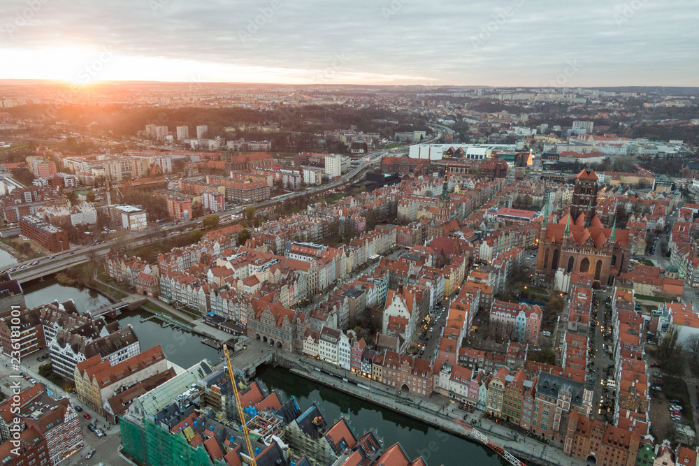 Obraz premium Gdańsk City, Poland
