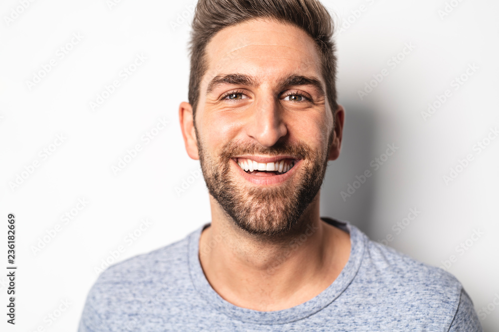A guy in studio white background, great looking A guy in studio white background, great looking