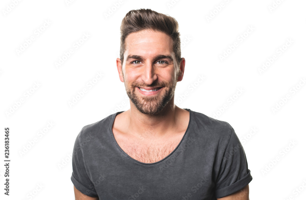 A guy in studio white background, great looking A guy in studio white background, great looking
