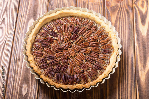 Autumn american pecan pie