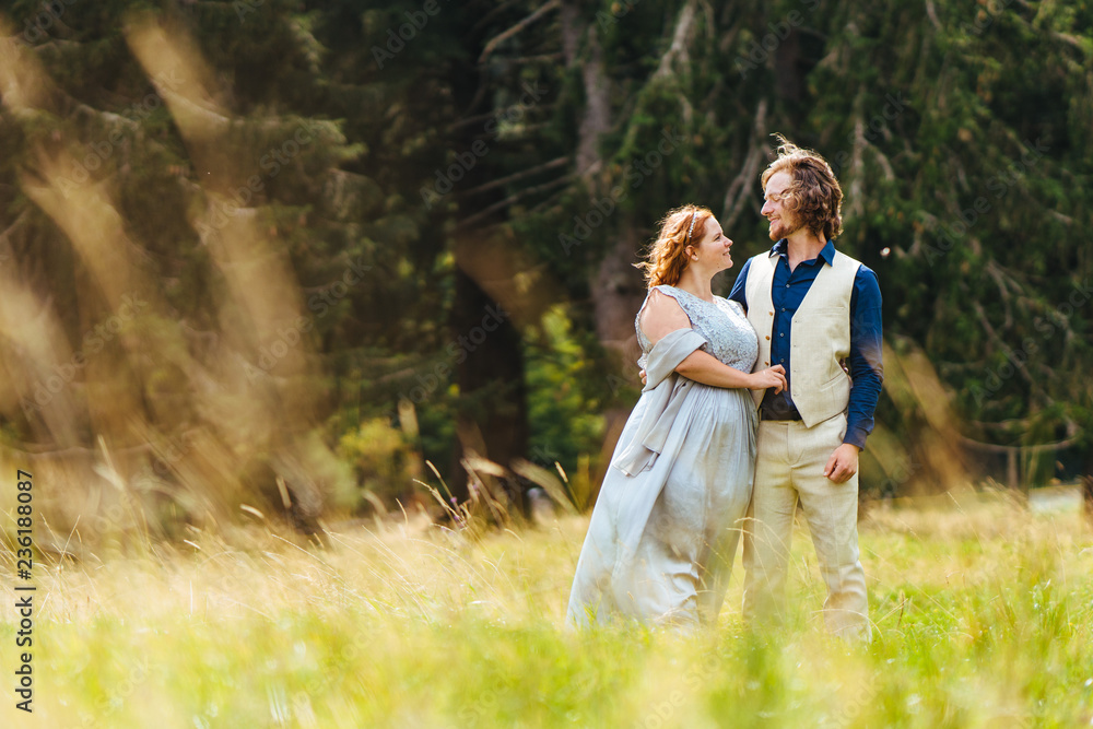 Fototapeta premium Wedding in Kanton Bern, Switzerland