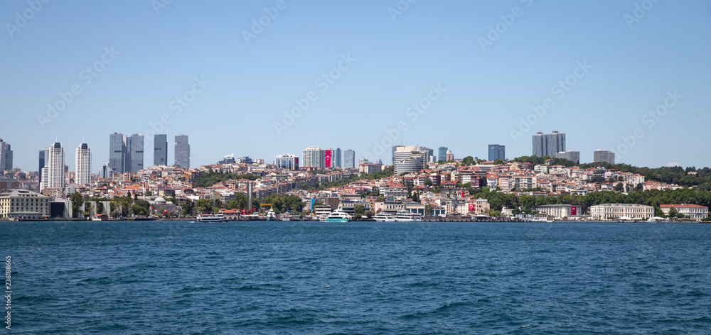 Besiktas District in Istanbul City, Turkey