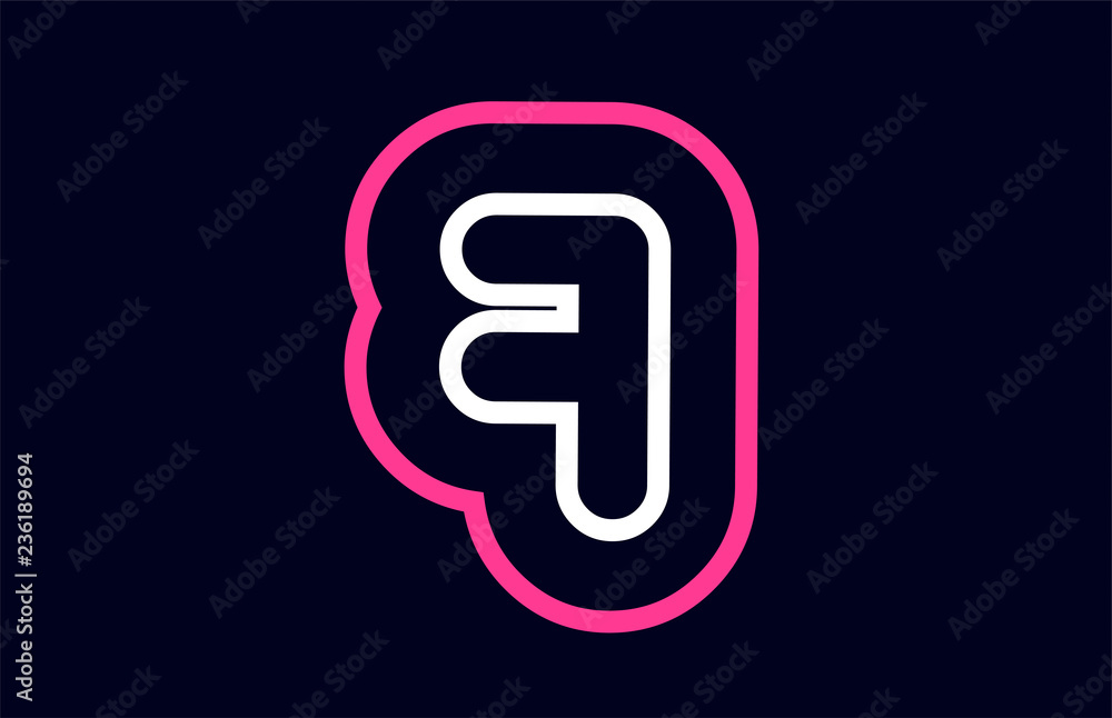 pink white blue number 7 logo company icon design pink white blue number 7 logo company icon design