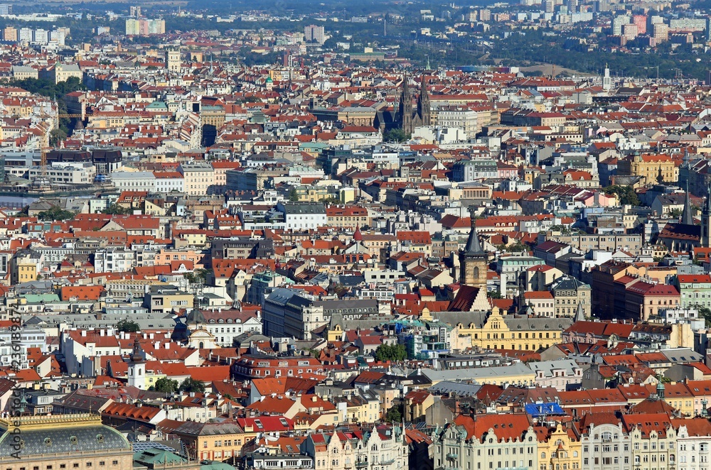 Prague is the capital of Czech Republic in Europe with many hous
