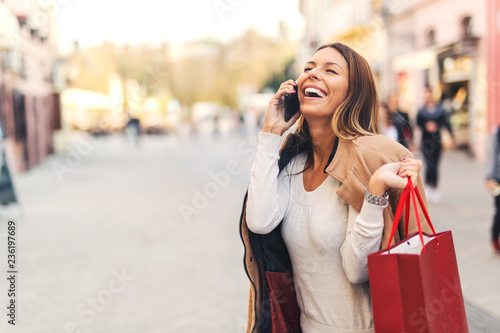 Girl at shopping