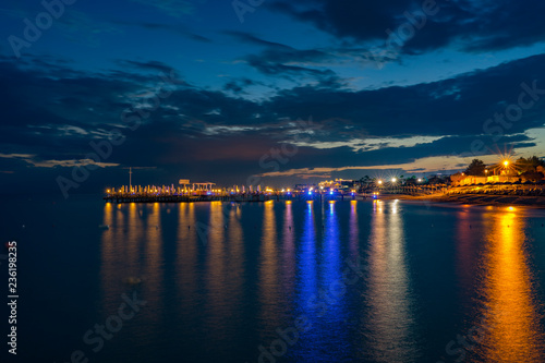 Night View to Belek Beach
